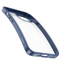 Hoco iPhone 14 Pro Max Golden Shield Frosted Silikon Kılıf PEMBE
