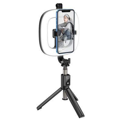 HOCO LV03 Plus Uzaktan Kumanda Canlı Yayın Işığı Tripod Selfie Çubuğu