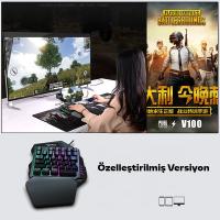 HXSJ V100+ A869 Gaming 7200 DPI 7 RGB Işıklı Oyuncu Klavye+Mouse