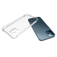 iPhone 12 Pro Max Anti-Drop Kamera Korumalı Şeffaf Silikon Kılıf