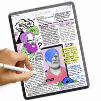 iPad Pro 12.9 2020-2018 Paper Like Darbe Emici Pet Ekran Koruyucu