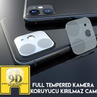 iPhone 11 6.1 2019 Full Tempered Kamera Koruyucu Kırılmaz Cam