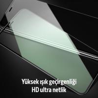 iPhone 11 Pro Anti-Blue Green Göz Koruma Full Ekran Koruyucu Tempered