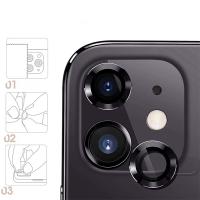 iPhone 12 için 3D Metal Çerçeveli Kamera Lens Koruyucu