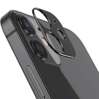 iPhone 12 için 3D Metal Kamera Lens Koruyucu Çerçeve