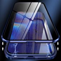 iPhone 12 Mıknatıslı 360 Ön-Arka Cam Full Korumalı Manyetik Kılıf