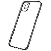 iPhone 12 Pro 6.1 Metal Görünümlü Darbeye Dayanıklı Silikon Kılıf