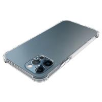 iPhone 12 Pro Anti-Drop Kamera Korumalı Şeffaf Silikon Kılıf