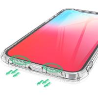 iPhone 12 Pro Max 6.7 Anti-Drop Shockproof Şeffaf Silikon Kılıf