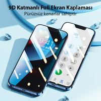  iPhone 13 Pro 6.1 Full Glue-Tempered Cam Ekran Koruyucu