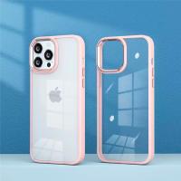 iPhone 13 Pro Parlak Renkli Çerçeve Ultra Lüx TPU Silikon Kılıf