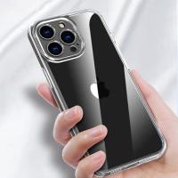 iPhone 14 Pro 6.1 Crystal Clear Kamera Korumalı Sert PC Kılıf