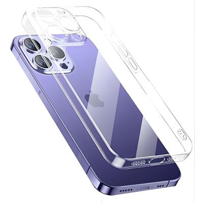 iPhone 14 Pro Max Crystal Clear Kamera Korumalı Sert PC Kılıf