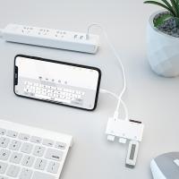 iPhone Dönüştürücü Lightning to TF SD Kart Okuyucu Adaptör 3 USB Kamera Adaptörü