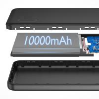 KUULAA 10000mAh LED Dijital Display Dual USB Çıkışlı PowerBank