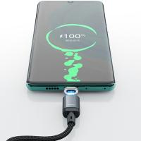 KUULAA Mıknatıslı 3in1 USB Şarj Kablosu 2mt (iPhone+Type-C+Mikro)