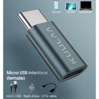 KUULAA Mikro USB to Type-C Converter Çevirici Başlık Adaptör
