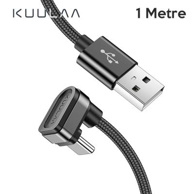 KUULAA U-Shape Mobile Game USB Type-C Oyuncu Şarj Kablosu 1 Metre
