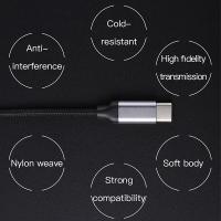 KUULAA USB Type-C to 3.5mm Aux Ses Aktarım Kablosu (1 Metre)