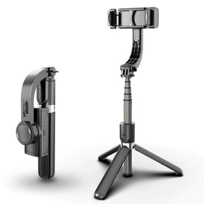 L08 Gimbal 3 Eksenli Bluetooth Selfie Telefon Kamera Vlog Tripodu