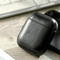Leather Case Apple AirPods 1-2 için PU Deri Koruma Kılıfı