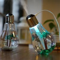 LED Işıklı Ampul Hava Nemlendirici Buhar Makinesi Humidifier