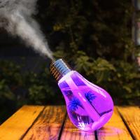 LED Işıklı Ampul Hava Nemlendirici Buhar Makinesi Humidifier