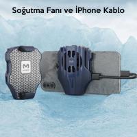 MEMO DL02 Cep Telefonu Soğutma Fanı Radyatör (iPhone Kablo ile)
