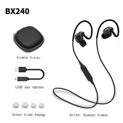 Plextone BX240 IPx5 Su Geçirmez Sport Bluetooth Kulaklık