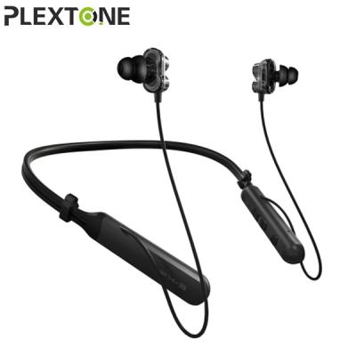Plextone BX345 Çift Dinamik Hoparlor Bluetooth Kulaklık Siyah +