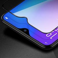 Samsung Galaxy A20S için 9D Full Glue Tempered Cam Ekran Koruyucu