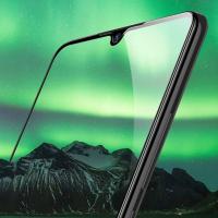 Samsung Galaxy A20S için 9D Full Glue Tempered Cam Ekran Koruyucu
