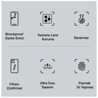 Samsung Galaxy A21S SM-A217 Kamera Koruma Premium Silikon Kılıf