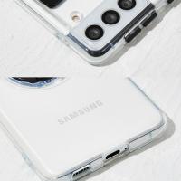 Samsung Galaxy S21 Plus-S30+ Sürgü Kamera Koruma Silikon Kılıf Yüzüklü