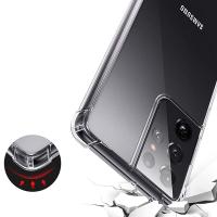 Samsung Galaxy S21 Ultra Shockproof Darbe Emici Silikon Kılıf