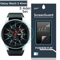 Samsung Galaxy Watch 3 41mm Darbe Emici Ekran Koruyucu 3 Adet Set