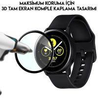 Samsung Galaxy Watch Active 2 44mm 3D Kavisli Nano Ekran Koruyucu