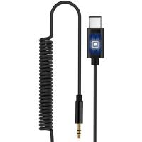 Spiral USB Type-C to 3.5mm Aux Ses Aktarım Kablosu (1.5 Metre)