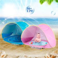 Su Geçirmez UV Güneş Korumalı Havuzlu Bebek Plaj Su Çadırı