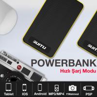 SUiTU 14000mAh Jump Starter Akü Takviye Seti Powerbank+Led Lamba
