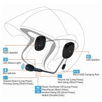 T2 Motosiklet Kask İçin Kulaklık Bluetooth 5.0 + Edr