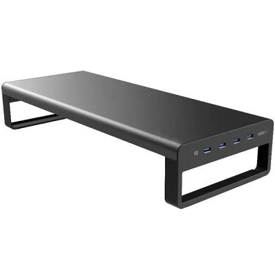Vaydeer 4 USB Çıkışı USB3.0 Alüminyum Monitör Stant Laptop Standı