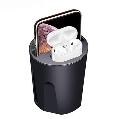 X9A Cup Araç için iPhone 11-12 Kablosuz Şarj Cihazı AirPods Şarjı