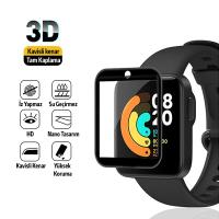 Xiaomi Mi Watch Lite 3D Full Kavisli PMMA Cam Ekran Koruyucu
